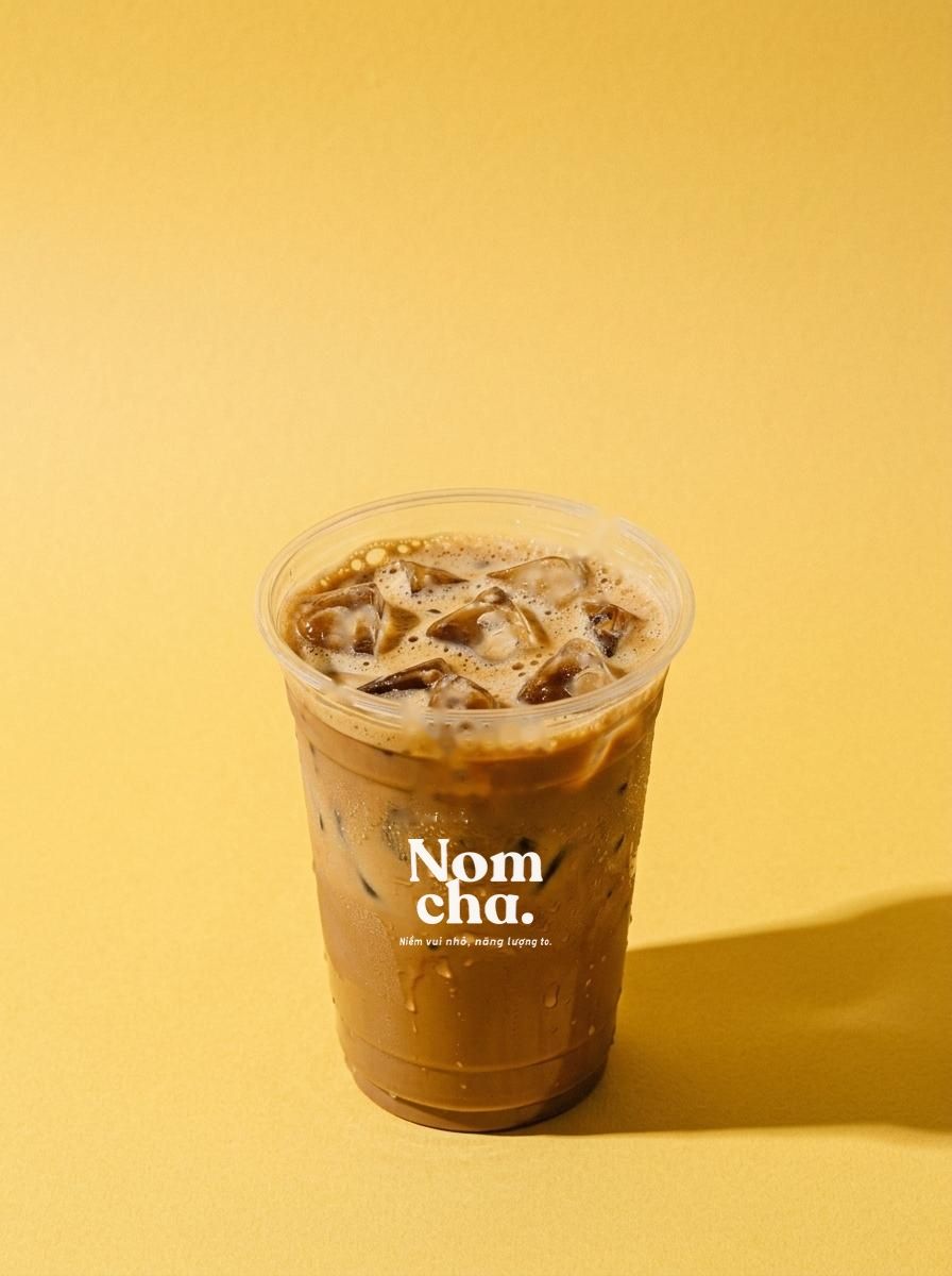 Ly Cà Phê Sữa Nomcha. (ảnh minh họa)